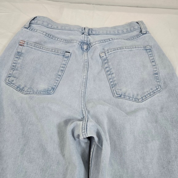 BDG Baggy Boyfriend Jeans Womens 31 Light Wash High Rise Thrashed Y2K Grunge - Picture 11 of 13